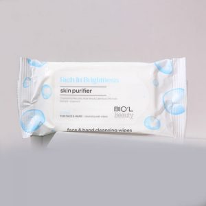 دستمال مرطوب پاک کننده دست و صورت    BIOL